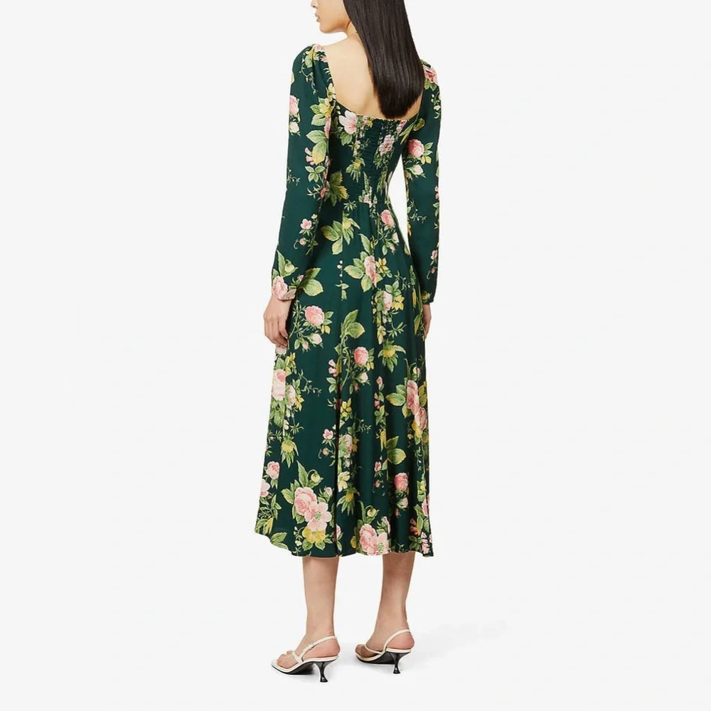 Reformation Sigmund Dress-Belvedere - Picture 4 of 16